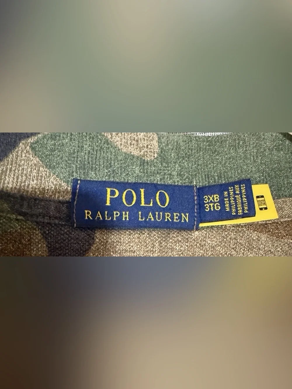 Polo Ralph Lauren Polo Shirt Mens 3XB RARE Classic Fit Cotton Camo New **READ